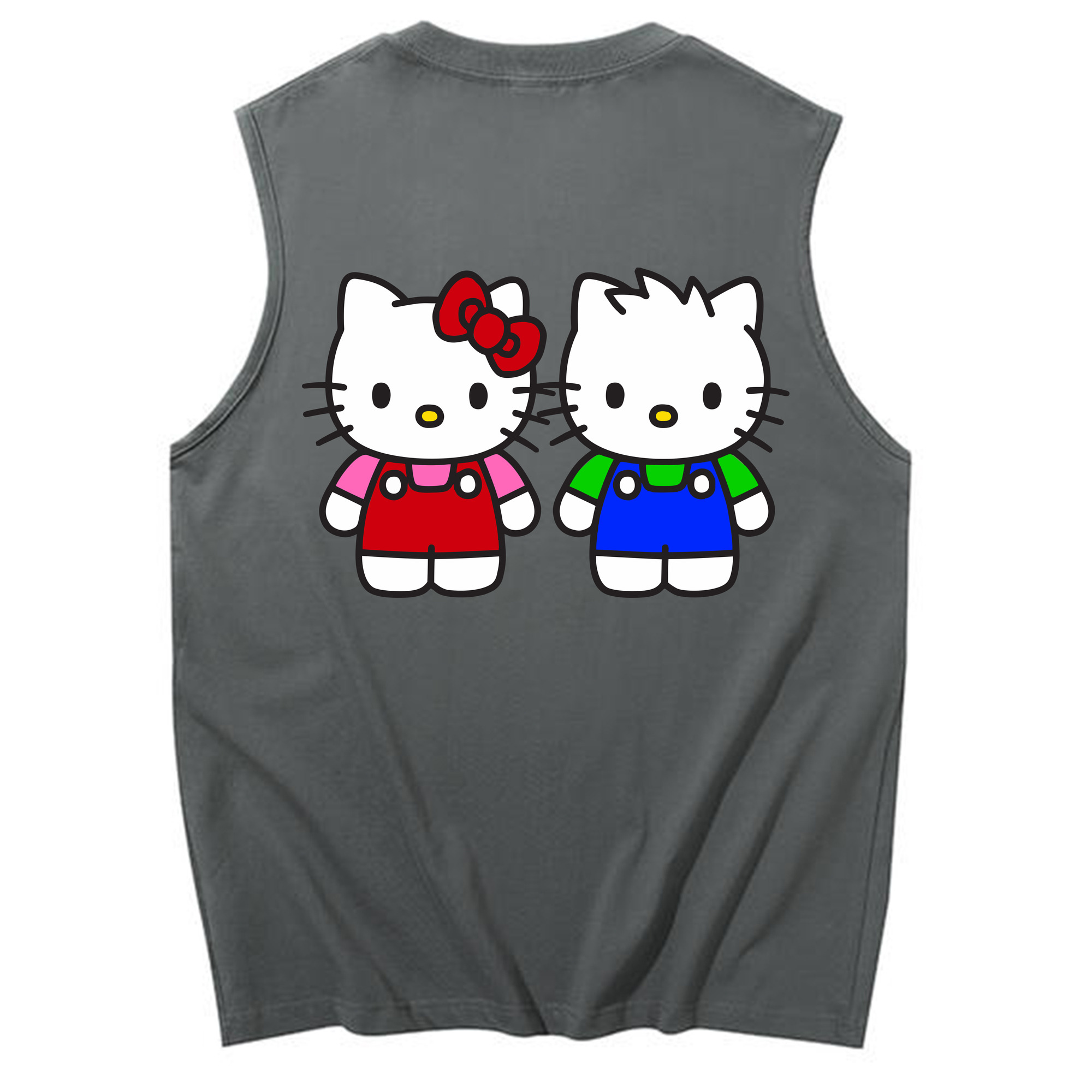 （画像用） Hello Kitty ハローキティ コットン100％タンクトップ（背面プリント）